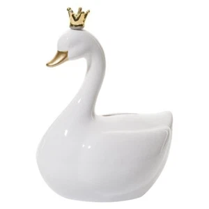 Salvadanaio in ceramica bimbi a forma di cigno | Rohome - Foto 1 di 3