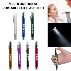 Mini Medical First Aid LED Pen Light Flashlight Torch Doctor Nurse EMT Emergency