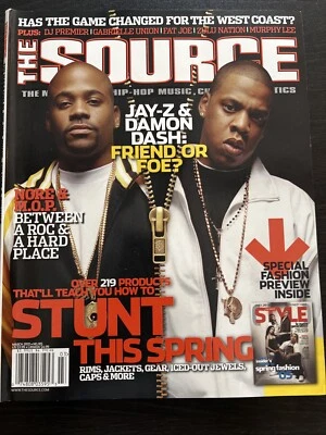 The Source Magazine Featuring The Rocafella Breakup. Dame Dash And Jay-Z - Image 1 of 4