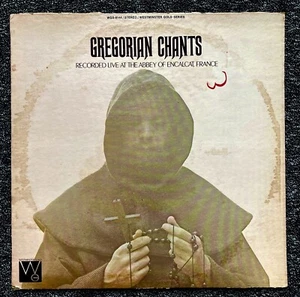 GREGORIAN CHANTS LP RECORDED LIVE: AT THE ABBEY OF ENCALCAT IN FRANCE - Picture 1 of 19