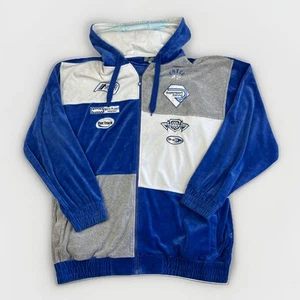 Y2K Enyce Zipper Velour Racing Hoodie 3XL NYC Hip Hop Baggy Urban Skate *Read* - Imagen 1 de 21
