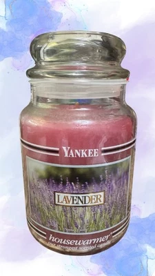 Yankee Candle Tarro Grande Lavanda Vela Banda Negra Foto 1 de 4