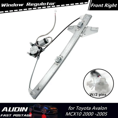 Front Right Window Regulator With Motor 2 Pin For Toyota Avalon MCX10 2000 -2005 - image 1 of 4