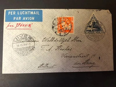 NETHERLANDS INDIES Four interesting covers including Uever Flight - Image 1 of 4