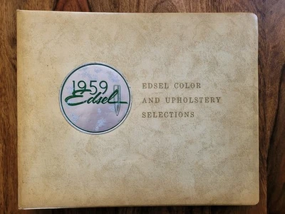 Libro de referencia de ventas de concesionarios Edsel 1959 selecciones de colores y tapicería Foto 1 de 4