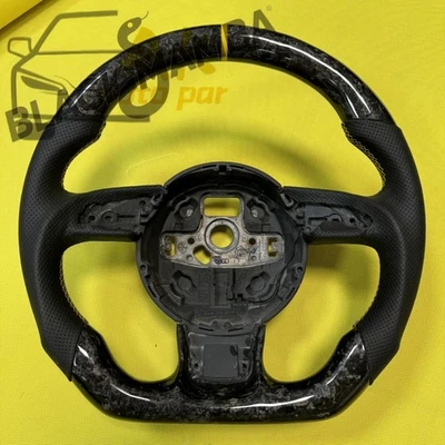 Forged Carbon Fiber Steering Wheel Fit Audi B8 A3 A4 S3 S4 S5 S6 S7 S8 2013-2017 Foto 1 de 4