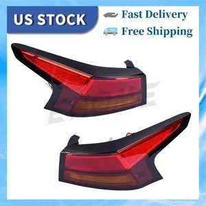 Pair Left & Right Side Outer Tail Light Lamp Assembly For 2019-22 Nissan Altima - Picture 1 of 12