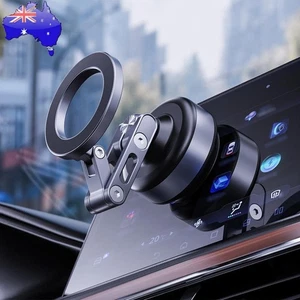 For Magsafe Car Magnetic Holder Folding Magnetic Car Stable Holder for iPhone - Photo 1 sur 10