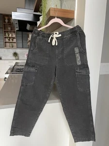Women's Grey GAP Easy Jeans Cargo Jogger Jeans Size Small - Picture 1 of 8