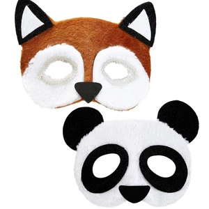 Niedliche Tier Maske Lustige Tiermaske Karnevalkostüm Zubehör Faschingsmaske - Bild 1 von 7