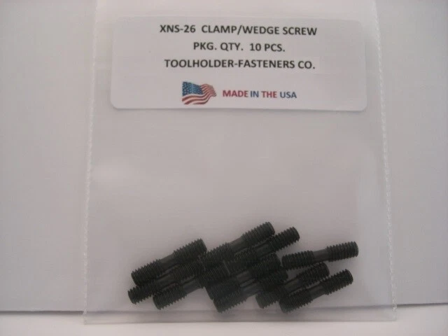 TOOLHOLDER-FASTENERS CO. PRIVATE LABEL 10 Pieces XNS-26 Clamp/Wedge Screw