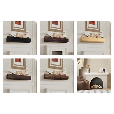 VEVOR Fireplace Mantel Wood Shelf Floating Rustic Mantel Shelf 48/60/72/84" - Image 1 of 2