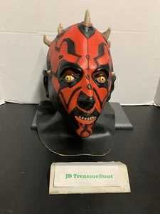 2016 Lucasfilm LTD Star Wars Episode 1 Darth Maul Full Latex Mask 1 Sz Fits Most - Picture 1 of 9