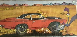 1969 Plymouth Roadrunner Original Tri-Fold Magazine Ad 11"X24" Poster. - Picture 1 of 1