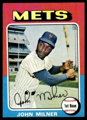 1975 Topps John Milner New York Mets #264 - Image 1 of 2