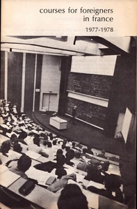 Courses for Foreigners in France 1977-1978 Booklet Services French Embassy - Picture 1 of 2