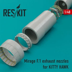 Reskit RSU48-0038 - 1/48 Mirage F.1 exhaust nozzles for Kitty Hawk kit model - Picture 1 of 12