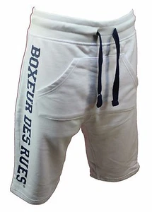 PANTALONCINI UOMO BOXEUR DES RUES TG XXL BIANCO BERMUDA BIANCHI A MARSUPIO 1434C - Foto 1 di 4