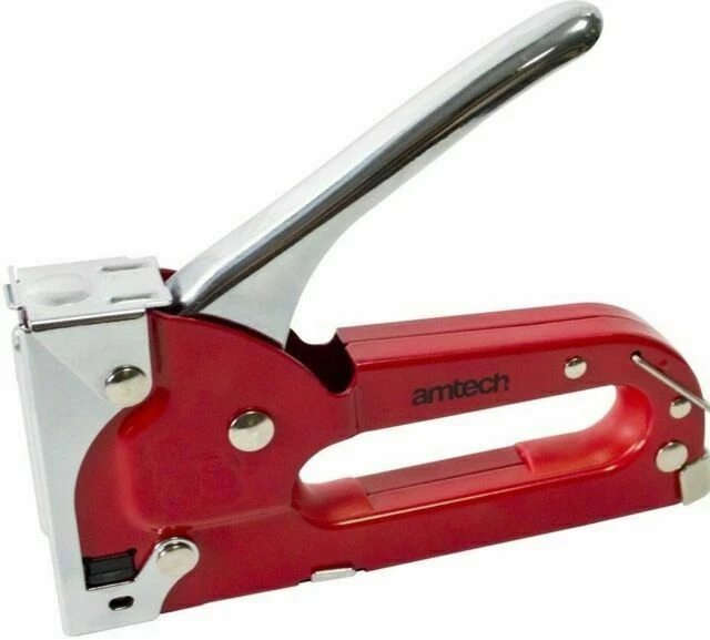 Pistola grapadora Amtech - roja Foto 1 de 1