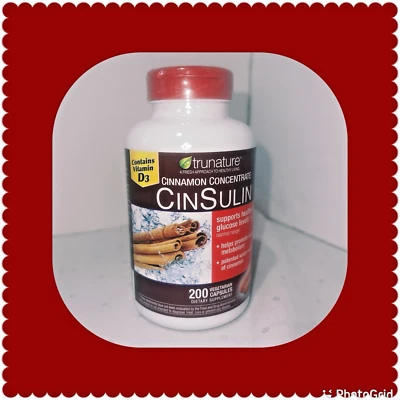 Trunature Advanced Strength Cinulina Canela 500 mg., 200 cápsulas vegetarianas Foto 1 de 4