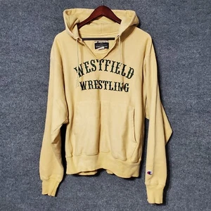 Felpa con cappuccio Champion Reverse Weave uomo M Westfield Wrestling difetto leggi - Foto 1 di 7