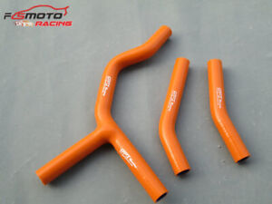 Orange Silicone Radiator Hose For 2003-2006 KTM 125SX SXS / 2003-2004 200EXC MXC