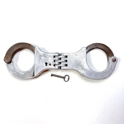 Pre-War Weimar Republic German Handcuffs High Security W/Key Rare Collectible - image 1 of 2