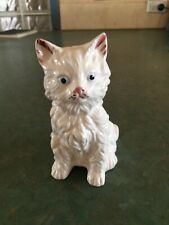 White Persian-like Cat Figurine