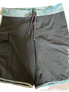 RVCA SWIM/BOARD Shorts Mens Size 32  Gray  Beach Casual - Picture 1 of 3