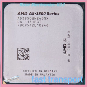 AD3850WNZ43GX AMD A8-series A8-3850 2.9 GHz Quad-Core FM1 CPU US Free Shipping - Picture 1 of 2
