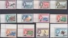 TOP621 - BRITISH VIRGIN ISLAND 1962 SURCHAGED STAMPS SC120-129 12v MNH