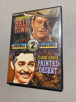 HELL TOWN / PAINTED DESERT DVD DOUBLE FEATURE JOHN WAYNE WESTERN CLASSIC - Image 1 of 3