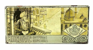 Alte Blechdose Zigaretten Ägypten Khedive Sultan Raucht Cigarettes Tin Boite - Picture 1 of 2