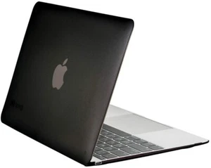 NEW Macbook Air Case Speck Smartshell 12 inch SeeThru Retina Matte Onyx Black - Picture 1 of 3