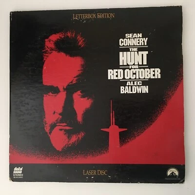 The Hunt For Red October LaserDisc Letterbox Edition Connery Catalog Sheet - Image 1 of 4