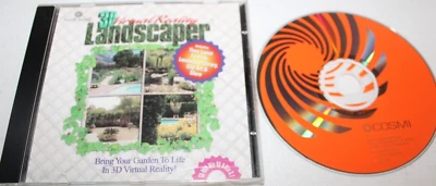 3D Virtual Reality Landscaper (CD-ROM, Windows 95, Windows 3.1) Cosmi - Image 1 of 2