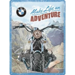 Nostalgic-Art - Blechschild 30 x 40 cm - BMW - Make Life an Adventure - Bild 1 von 1