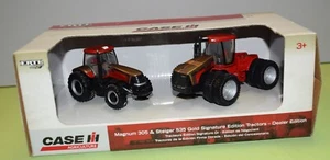 ERTL 1/64 Scale Case IH Gold Signature Edition 2 Pc Tractor Set. NIB - Picture 1 of 6