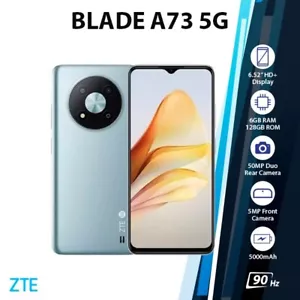 ZTE Blade A73 5G Android Mobile Phone (Blue/6GB+128GB/Dual SIM/Unlocked/NEW) - Picture 1 of 3