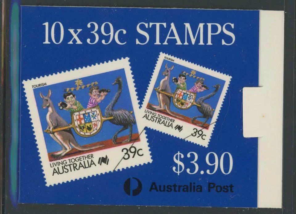  Australia 1988 $3.90 Living Together booklet Sc# 1063B NH - Image 1 of 1