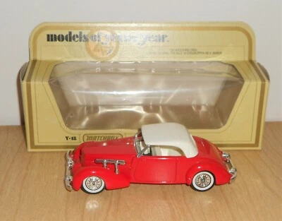 Matchbox MODELS OF YESTERYEAR Y18-1.3 1937 CORD 812 SEDAN - Image 1 of 4