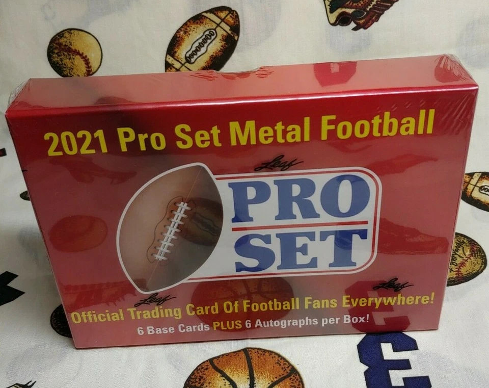 Leaf Sports Trading Card National Football League (NFL) Pro Set Metal Football 2021