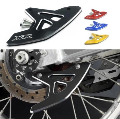 For Honda XR 250R 600R 400R XR650L XR LOGO Rear Brake Disc Guard Cover Protecter — 第 1/4 张图片