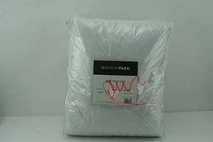 Almohadilla de colchón impermeable cubierta de algodón blanco sonido silencioso tamaño completo - Imagen 1 de 4