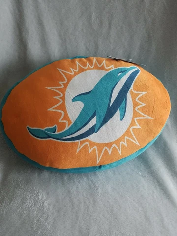 Miami Dolphins Cloud Pillow [NEW] NFL Travel Neck Bed Bedding Cover
