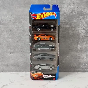 Hot Wheels Fast & Furious 5 Pack Charger, Supra, Mustang, Chevelle, Aston DB5 - Picture 1 of 3