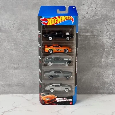 Hot Wheels Fast & Furious 5 Pack Charger, Supra, Mustang, Chevelle, Aston DB5 - Image 1 of 3