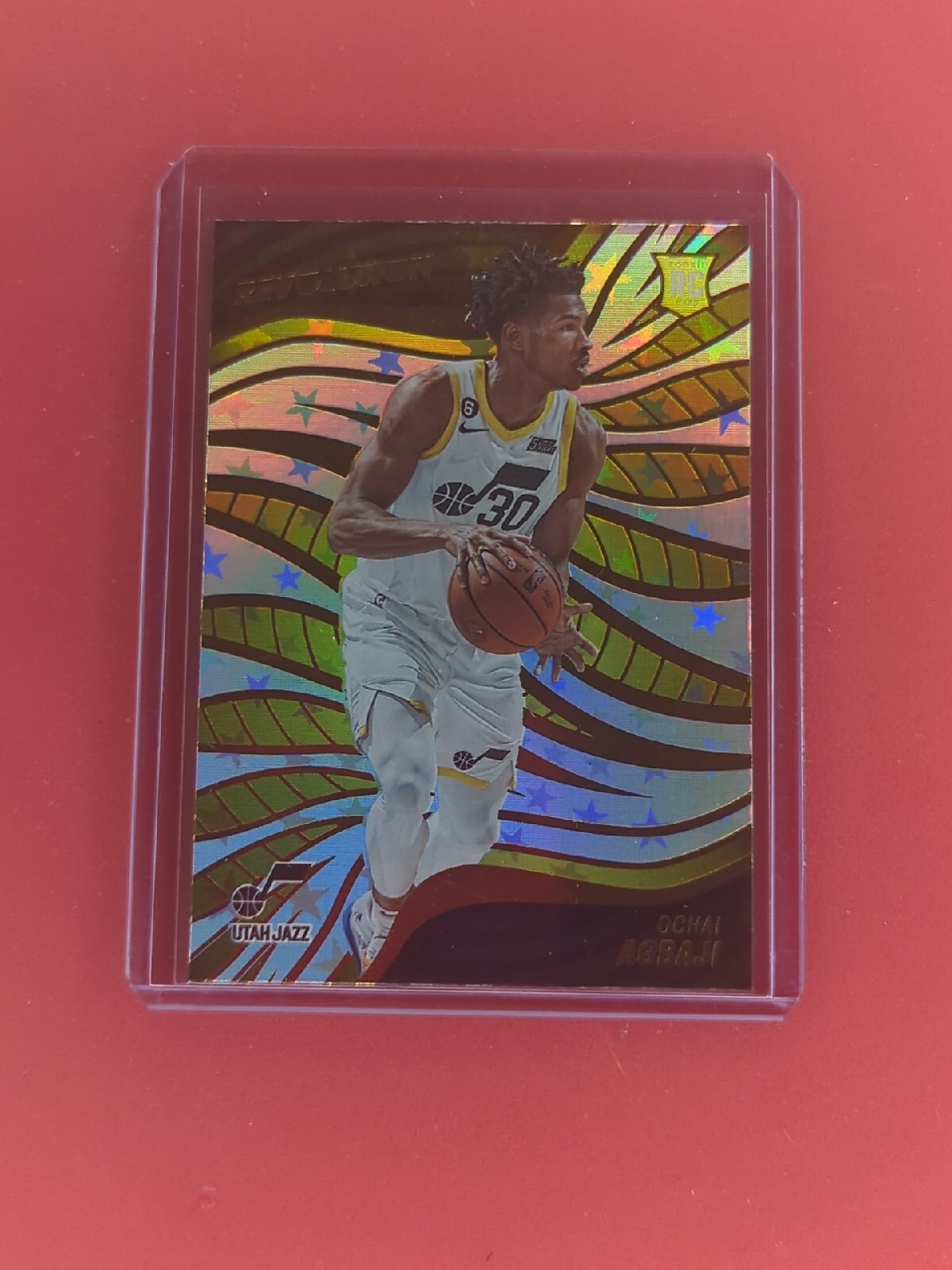 2022-23 Panini Revolution Ochai Agbaji Astro #121 Utah Jazz