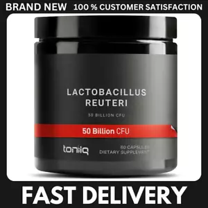 50B CFU Lactobacillus Reuteri Probiotic 50mg per Serving for digestive health. - Picture 1 of 9