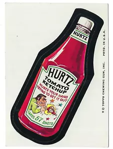 Topps Wacky Packages 1974 séptima serie 7 tomate Hurtz tomate ketchup casi nuevo- - Imagen 1 de 1